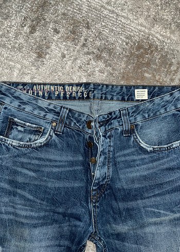 Colins Düğmeli Lacivert Erkek Denim Jean - Görsel 2