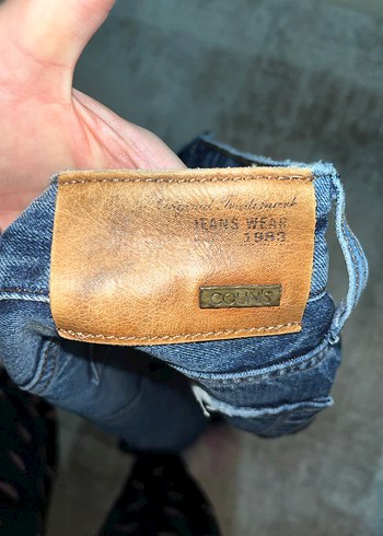 Colins Düğmeli Lacivert Erkek Denim Jean - Görsel 6
