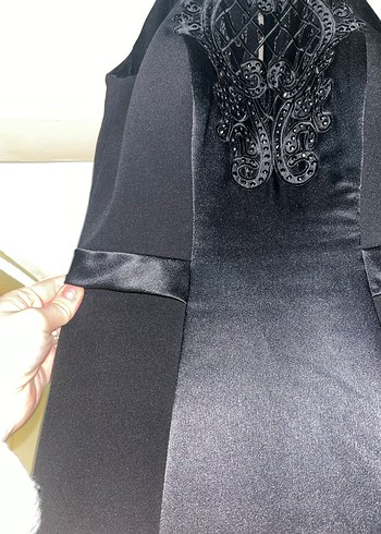 Ilmio Siyah Balık Abiye  1 Kez Giyildi | Tertemiz & Çok Şık - Görsel 9