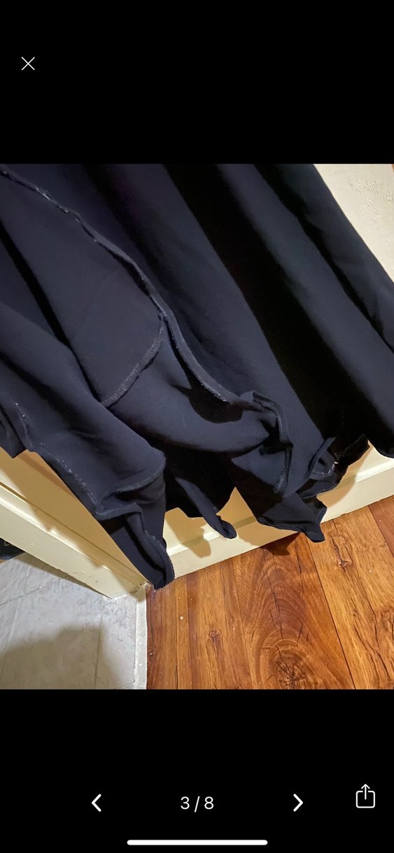 Kadın Siyah Altın Kuşaklı Uzun Abiye Elbise - Görsel 3