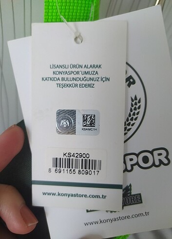 Konyaspor orijinal lisanslı çanta 