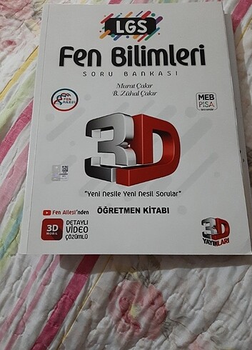 8. SINIF 3D YAYINLARI FEN BİLİMLERİ SORU BANKASI 