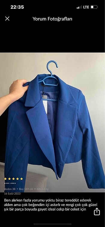 Trendyol & Milla Crop blazer ceket