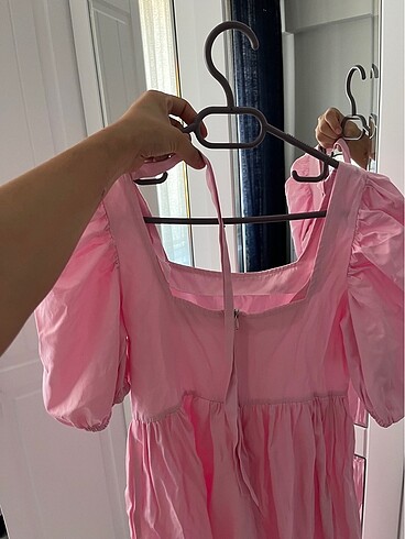 Pembe elbise - Görsel 6