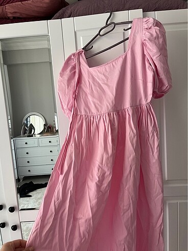 Pembe elbise - Görsel 10