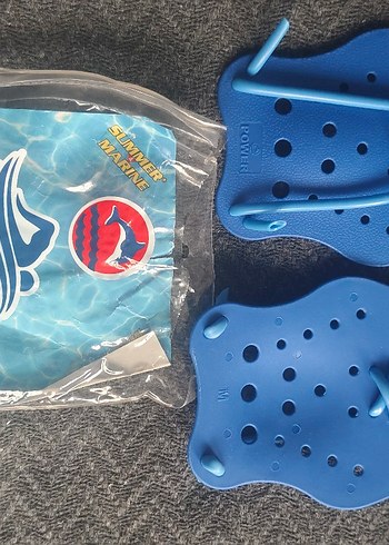 Çocuklar için Mavi Yüzme Paletleri - Görsel 4