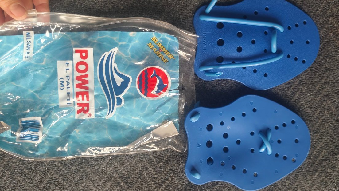 Çocuklar için Mavi Yüzme Paletleri - Görsel 2