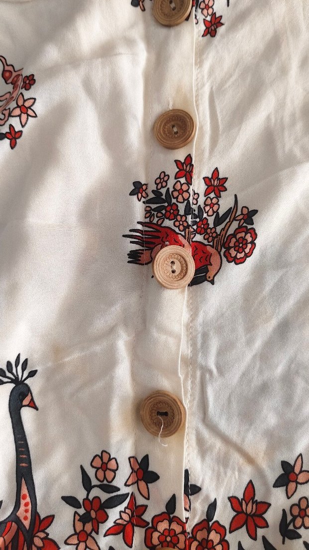 Nakışlı Uzun Bohem Kadın Elbise - Görsel 2