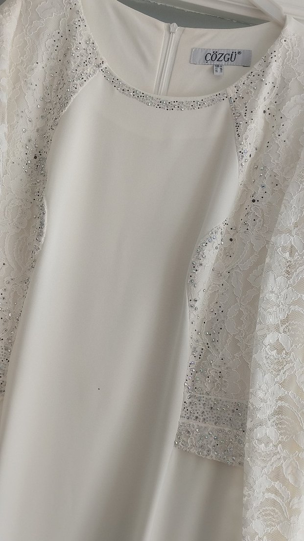 Dantel Kollu Modern Klasik Uzun - Görsel 2