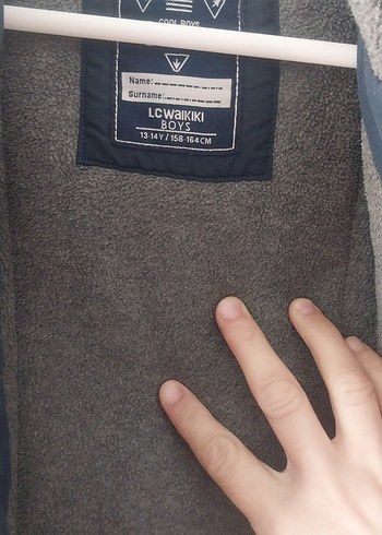 Lacivert Erkek Çocuk Kaban - Görsel 3