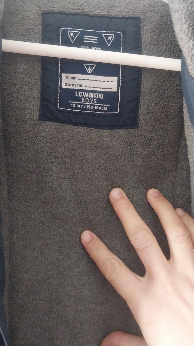 Lacivert Erkek Çocuk Kaban - Görsel 3