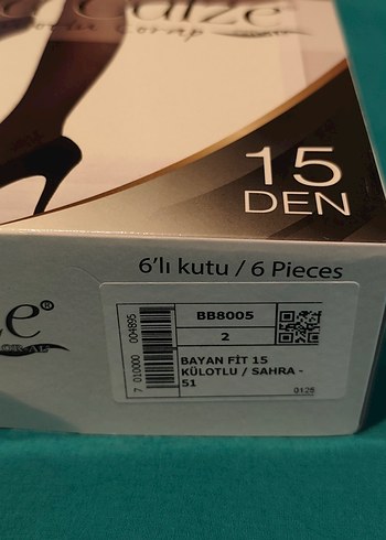 6lı kutu Bella Calze 15 DEN İnce Kadın Çorap - Görsel 2