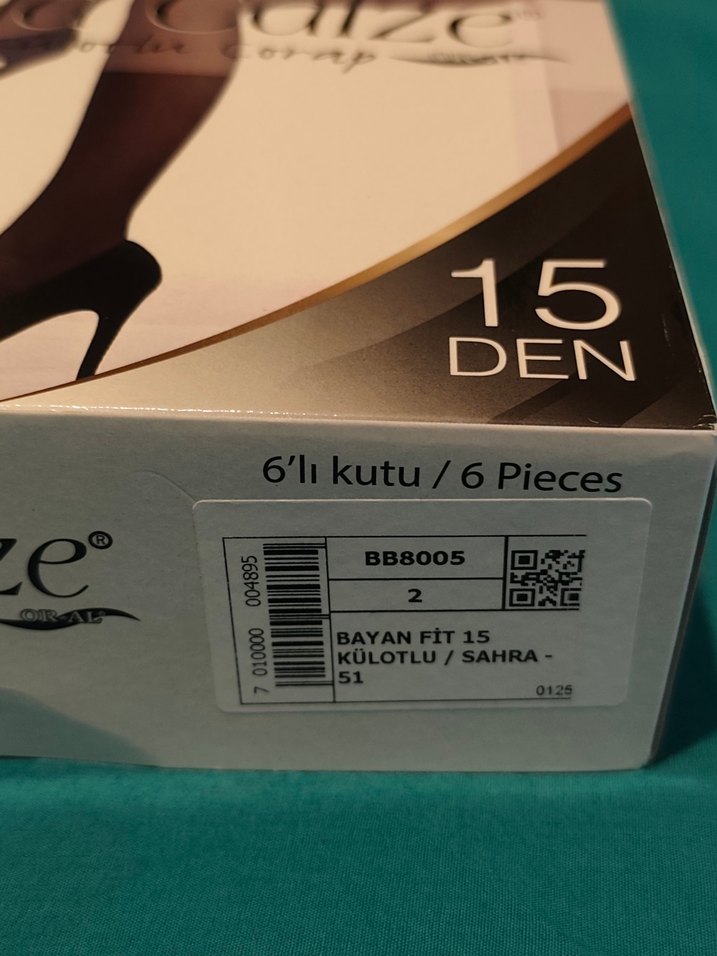 6lı kutu Bella Calze 15 DEN İnce Kadın Çorap - Görsel 2