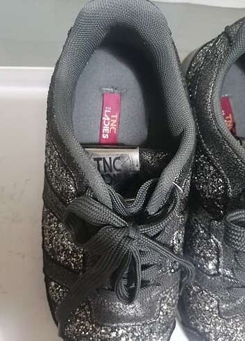 Kemal Tanca gümüş simli sneaker  - Görsel 2