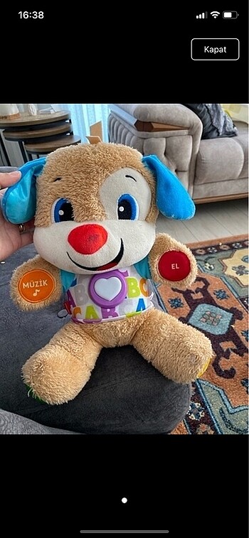 Fisher price eğitici köpeklik