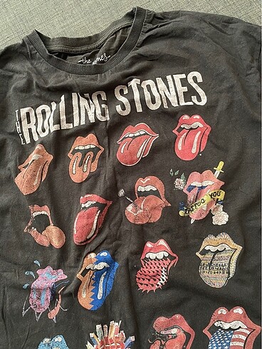 Pull and Bear rolling stones tişört