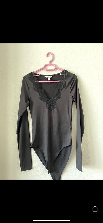 xs Beden siyah Renk H&M Bodysuit