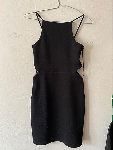 topshop bel dekolteli mini elbise