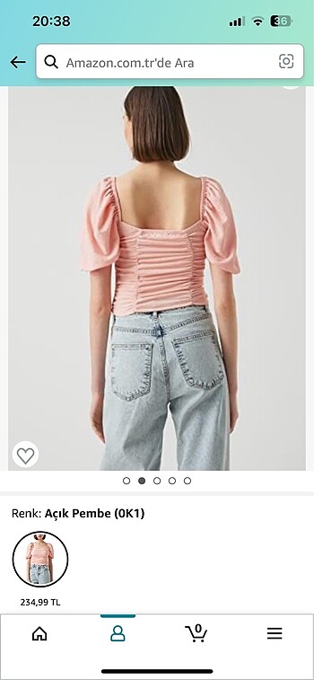 s Beden pembe Renk Pembe crop