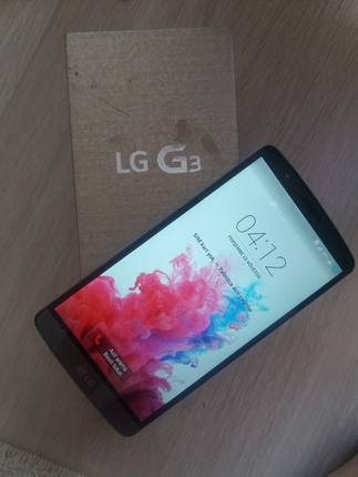LG g3 kutulu telefon