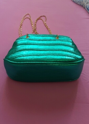 Zara yeşil mini çanta