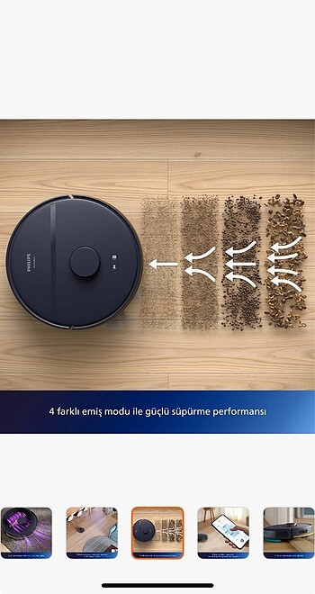 Philips Elektrikli robot süpürge