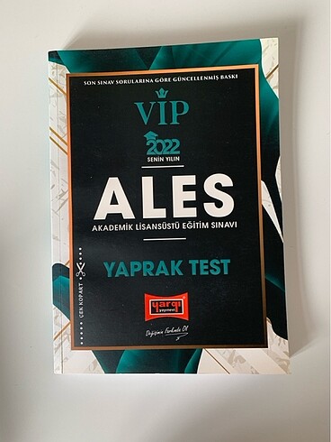 ALES yaprak test soru bankası 8 kitap
