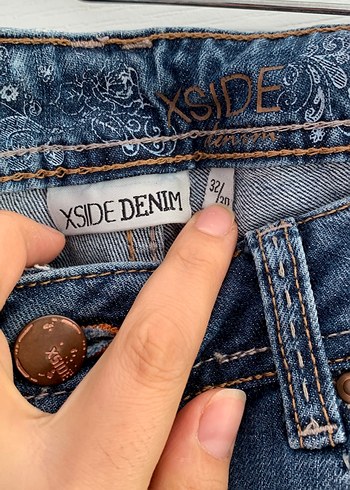 Kadın Mavi Denim Bol Kesim Jean - Görsel 2