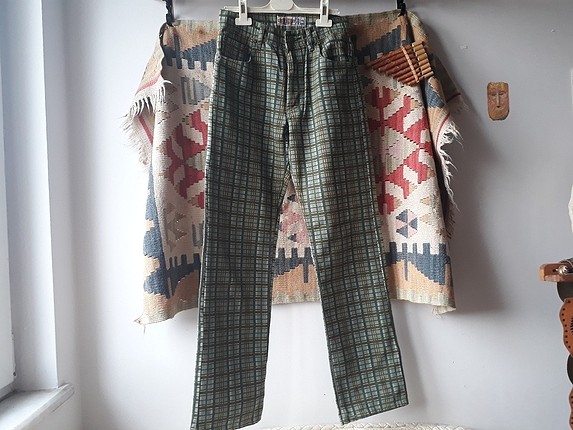 vintage yuksek bel pantolon 