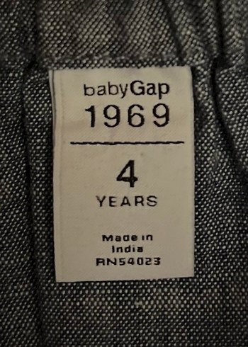GAP MARKA Kız Çocuk Denim Fırfırlı Tulum - Görsel 4