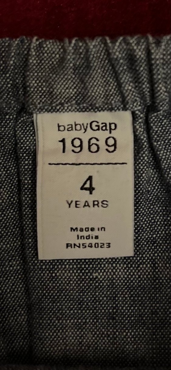 GAP MARKA Kız Çocuk Denim Fırfırlı Tulum - Görsel 4