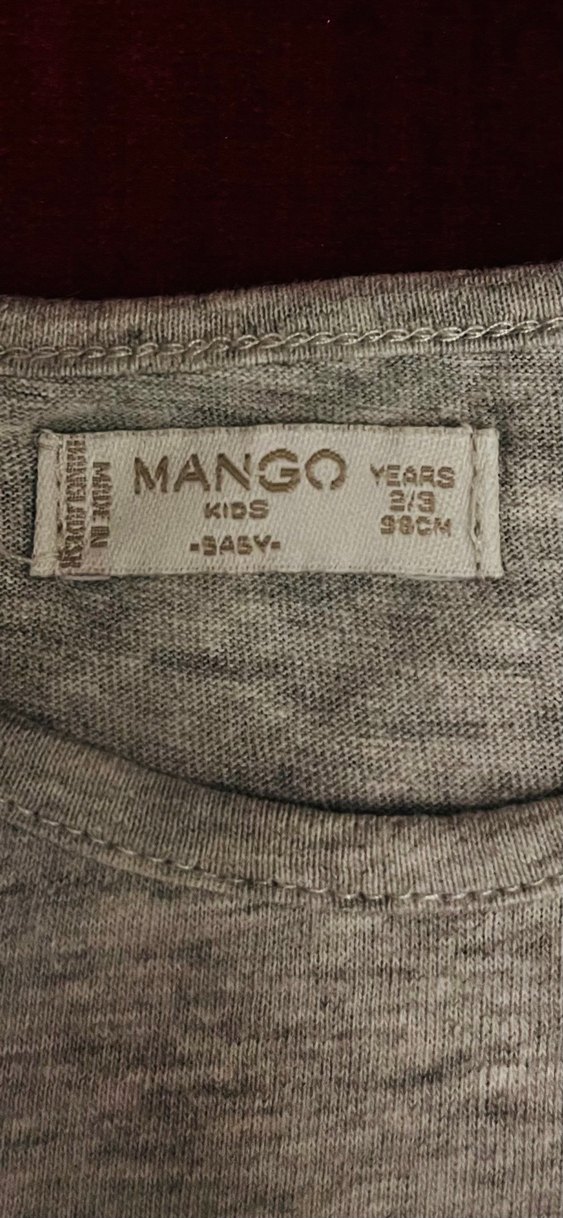 2 ADET Kız Çocuk Beyaz  VE Gri Baskılı Uzun Kollu Tişört - Görsel 5