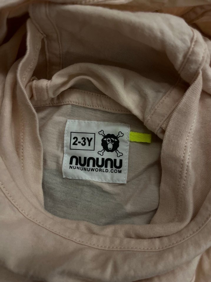 NUNUNU MARKA PUDRA RENKLİ KIZ ÇOCUK TŞHİRT - Görsel 3