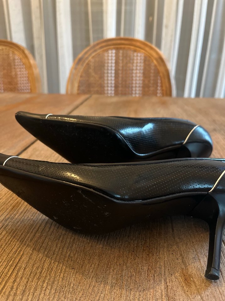 Divarese Marka Siyah Stiletto Topuklu Kadın Ayakkabı - Görsel 4