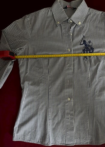 US POLO ASNN MARKA  Düğmeli Uzun Kollu Beyaz Gömlek - Görsel 3