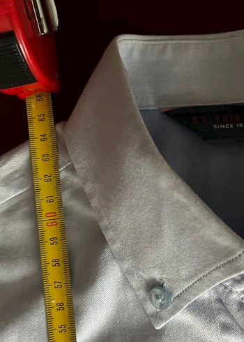 US POLO ASNN MARKA Mavi Baskılı Uzun Kollu Kadın Gömlek - Görsel 4