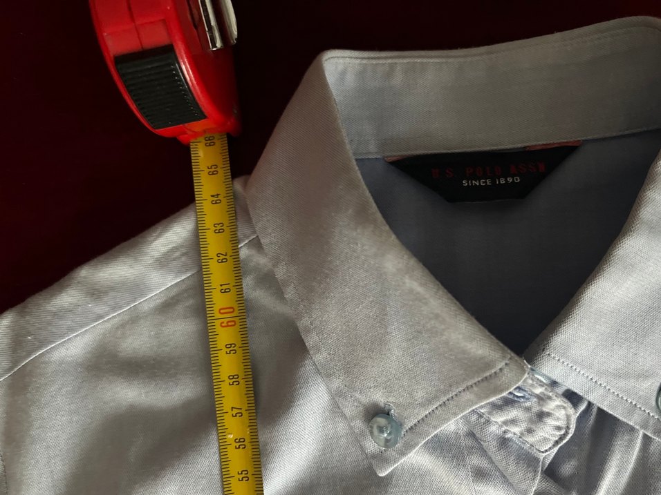 US POLO ASNN MARKA Mavi Baskılı Uzun Kollu Kadın Gömlek - Görsel 4