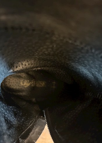 Divarese Marka Siyah Süet Stiletto Fermuarlı Çizme - Görsel 4