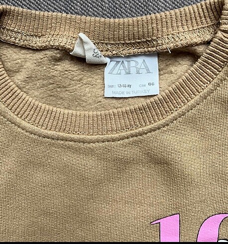 1 Yaş Beden ZARA MARKA ALT ÜST TAKIM