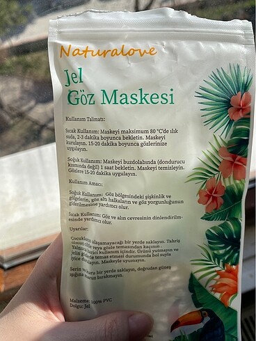 Diğer Jel göz maskesi