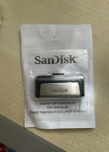 Gri Metal SanDisk USB Flash Bellek