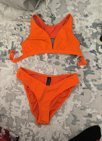 Trendyol & Milla Turuncu bikini takım 38 40 beden hiçbir kusuru yok