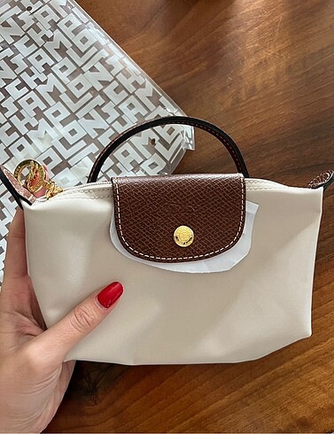  Beden ten rengi Renk Longchamp Pouch Le Pliage Original XS