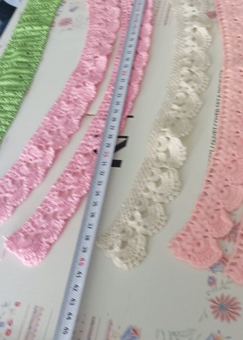 Bohem Tarzı Renkli Dantel Şeritler - Görsel 8