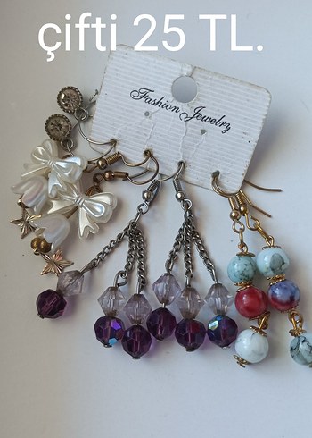 Turkuaz Boncuklu Mini Bohem Küpe - Görsel 15