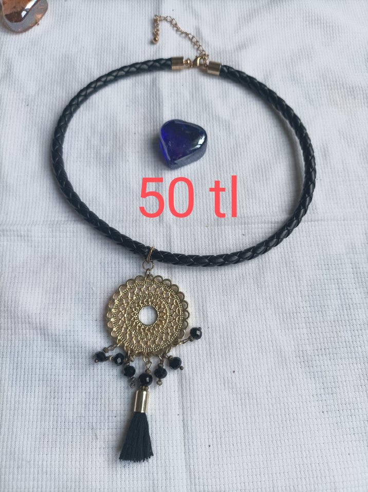 Turkuaz Boncuklu Mini Bohem Küpe - Görsel 3