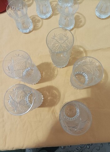Kristal kesme Çay ve limonata bardağı.fiyat temsili.
