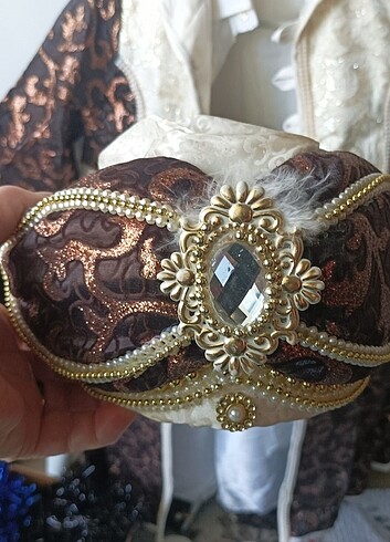 Padişah sünnet kıyafeti.5..7 yaş arası.. - Görsel 5