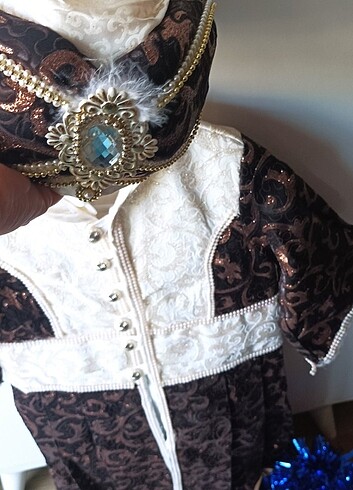 Padişah sünnet kıyafeti.5..7 yaş arası.. - Görsel 6