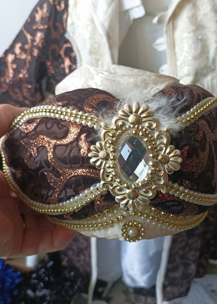 Padişah sünnet kıyafeti.5..7 yaş arası.. - Görsel 5